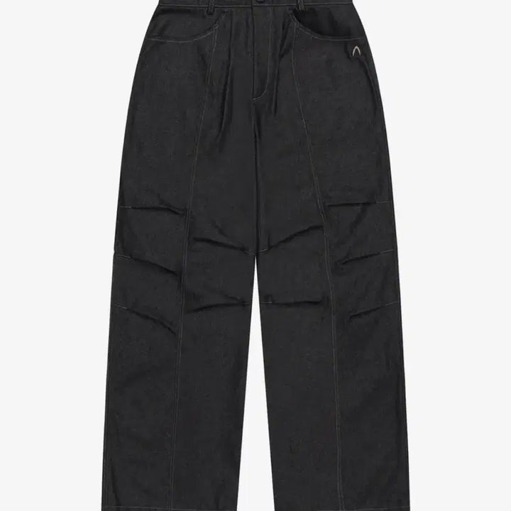 [BUNJANG] ARCAM 98 Printed Knee Pin-tuck Denim Pants / 아캄 98 Printed Knee Pin-tuck Denim Pants