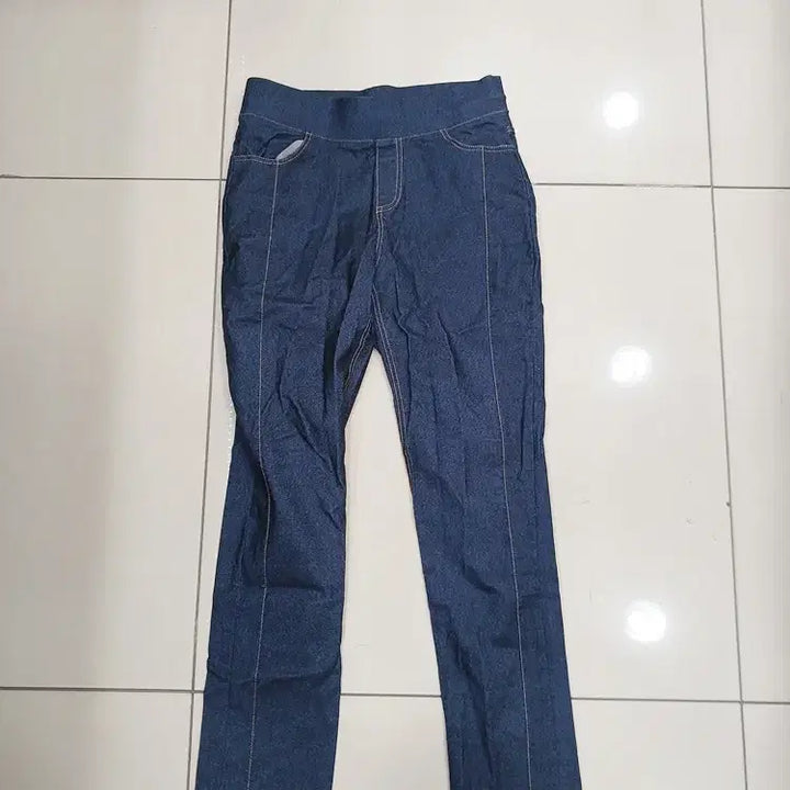 [BUNJANG] 77 Slim Waistband Leggings Jeans Pants / 슬림 77사이즈 허리밴딩 레깅스 청바지 팬츠 중고