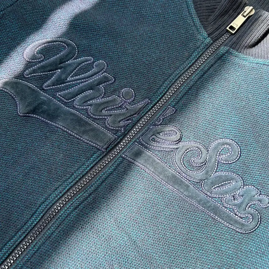 [BUNJANG] MLB White Sox Knit Zip-Up Jacket / MLB 화이트 삭스 니트 집업