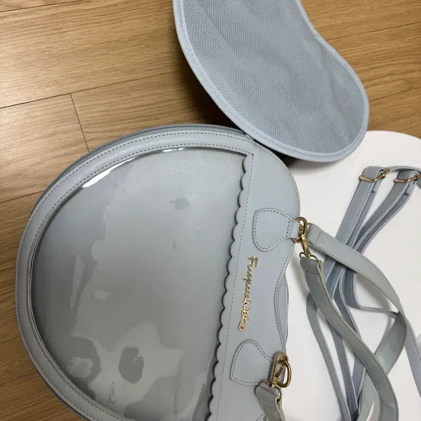 [SOLD OUT] 후유네코 하트 이타백 스카이 블루 컬러판매