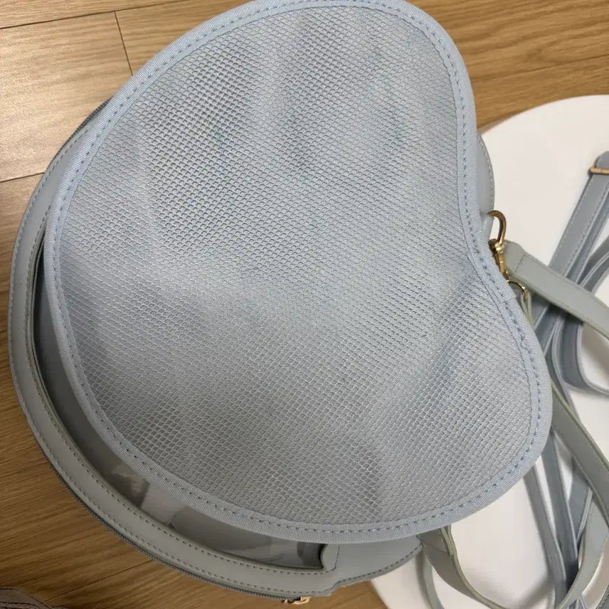 [SOLD OUT] 후유네코 하트 이타백 스카이 블루 컬러판매
