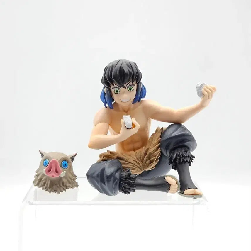 [BUNJANG] Demon Slayer Inosuke Figure / 미개봉 귀멸의 칼날 주먹밥 이노스케 피규어