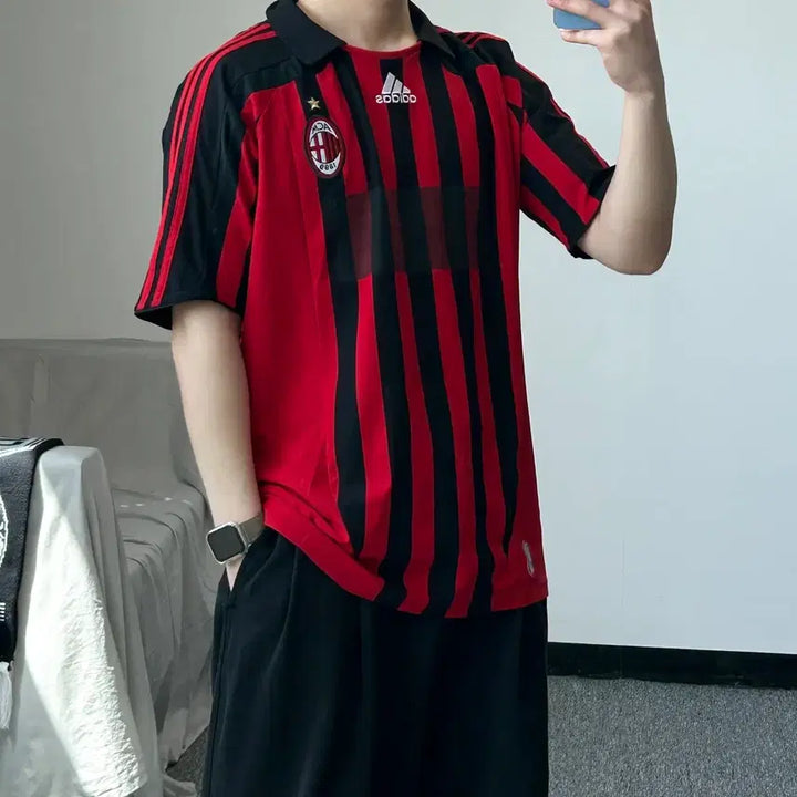[BUNJANG] Adidas AC Milan Kaka Home Jersey / 아디다스 07-08 AC밀란 카카 홈 유니폼