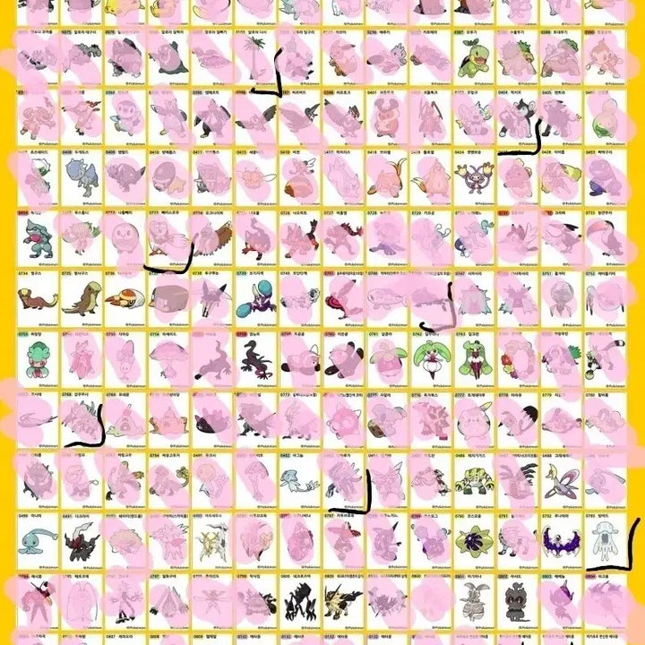 [BUNJANG] Pokemon Season 4 Tteokbokki Stickers / 포켓몬 시즌4 띠부씰 구입합니다 내용확인