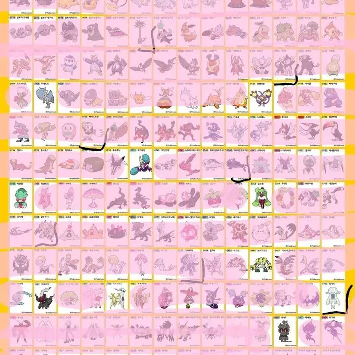 [BUNJANG] Pokemon Season 4 Tteokbokki Stickers / 포켓몬 시즌4 띠부씰 구입합니다 내용확인