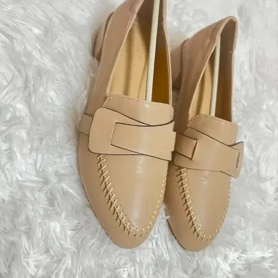 [BUNJANG] Elite Braided Loafers, Beige, 240mm / [새거]엘리트 꼬임 로퍼 240