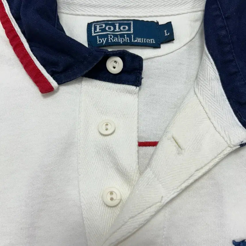 [BUNJANG] Polo Ralph Lauren Rugby Shirt (L) / 폴로 치프키프 더블포니 럭비셔츠(L)
