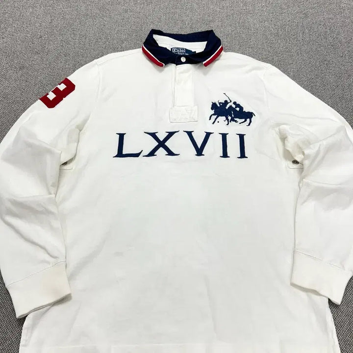[BUNJANG] Polo Ralph Lauren Rugby Shirt (L) / 폴로 치프키프 더블포니 럭비셔츠(L)