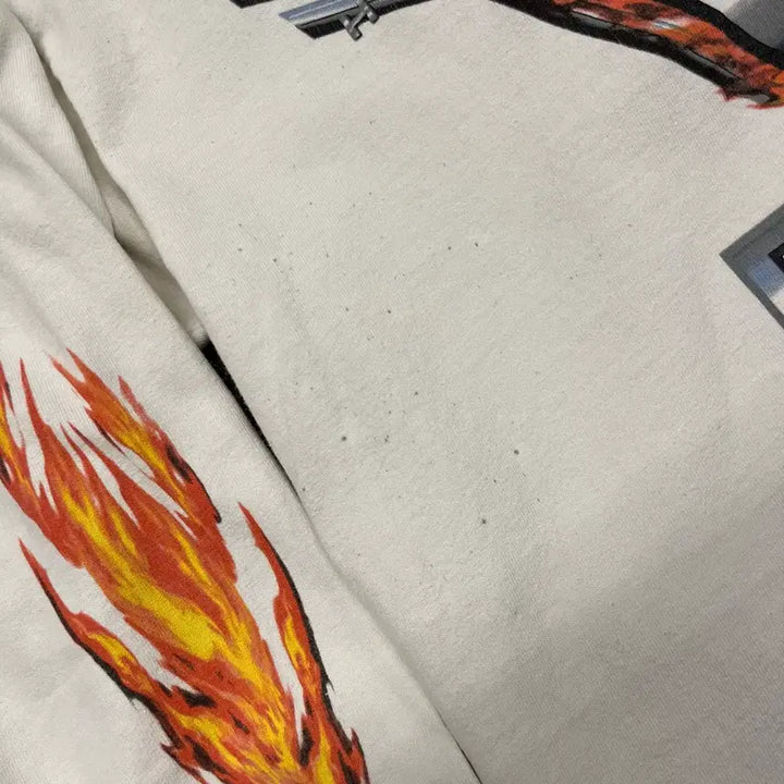 [BUNJANG] Harley Davidson Flame Long Sleeve Shirt / 00s 할리데이비슨 플레임 롱스리브 (105)