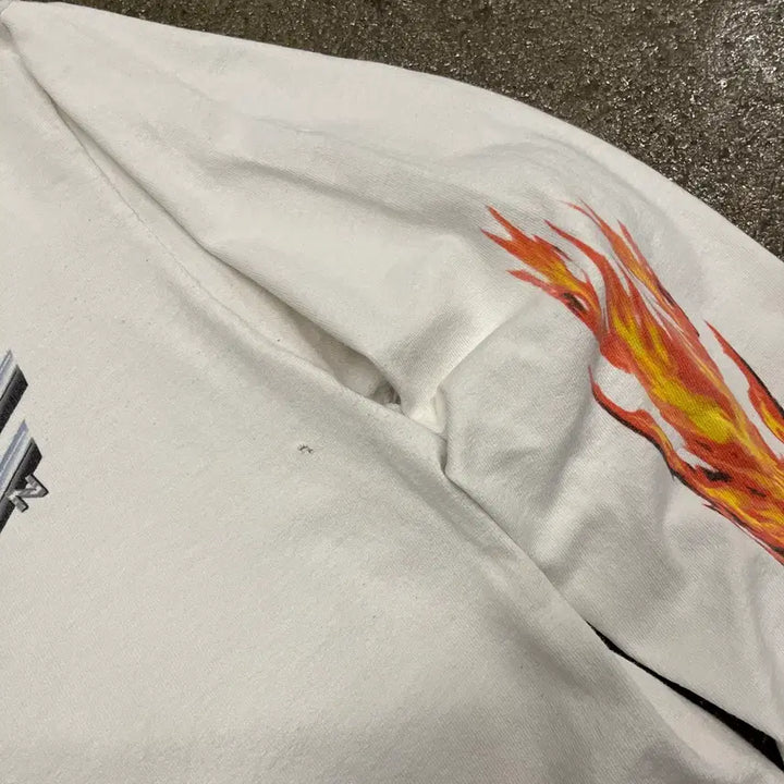 [BUNJANG] Harley Davidson Flame Long Sleeve Shirt / 00s 할리데이비슨 플레임 롱스리브 (105)