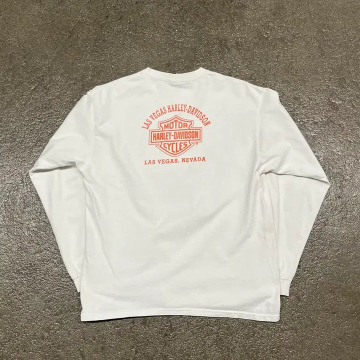 [BUNJANG] Harley Davidson Flame Long Sleeve Shirt / 00s 할리데이비슨 플레임 롱스리브 (105)