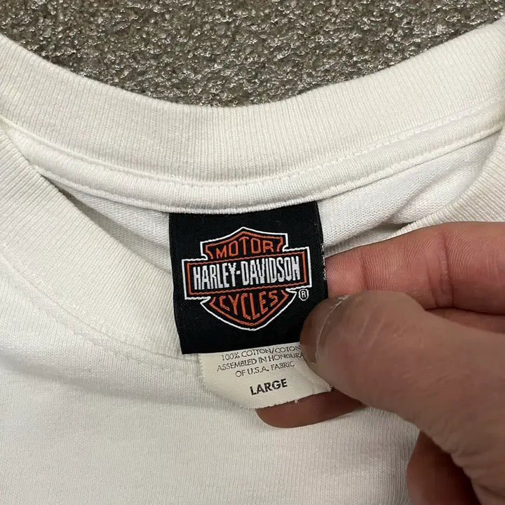 [BUNJANG] Harley Davidson Flame Long Sleeve Shirt / 00s 할리데이비슨 플레임 롱스리브 (105)