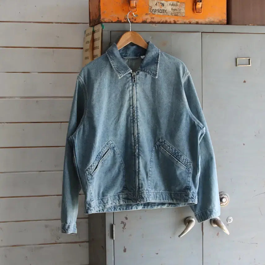 [BUNJANG] GU Denim Zip-Up Jacket (Men&