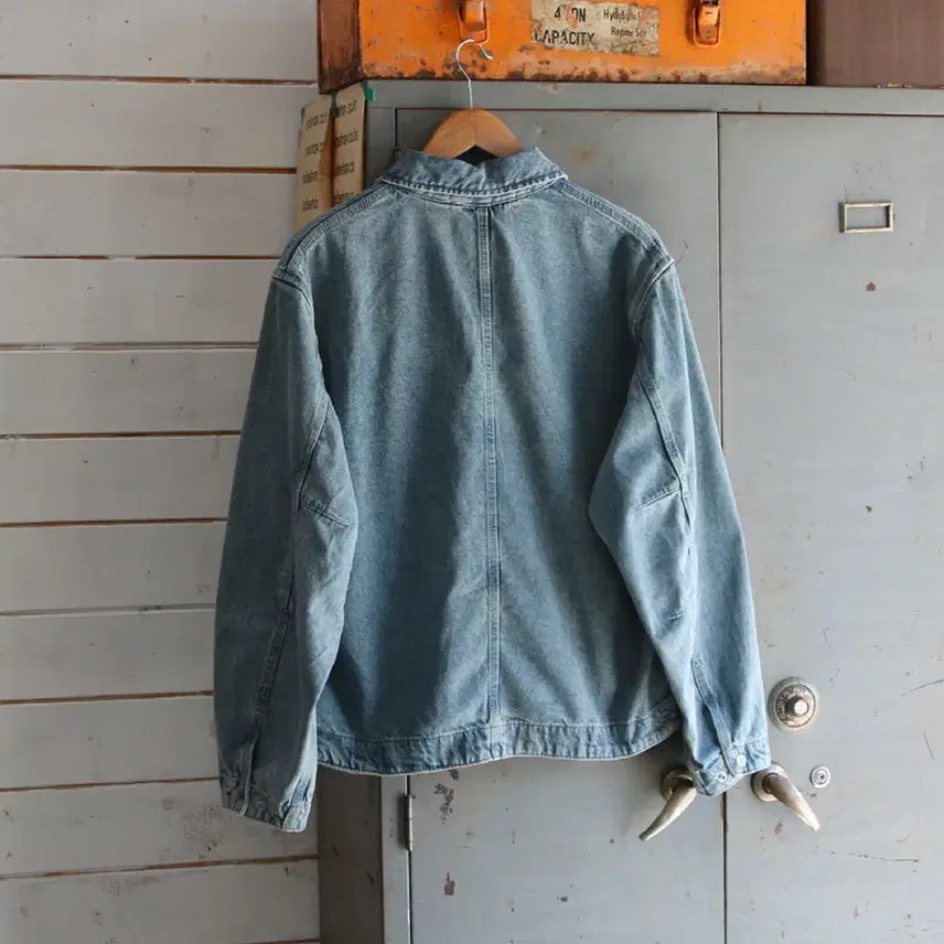 [BUNJANG] GU Denim Zip-Up Jacket (Men&
