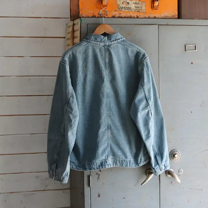 [BUNJANG] GU Denim Zip-Up Jacket (Men&