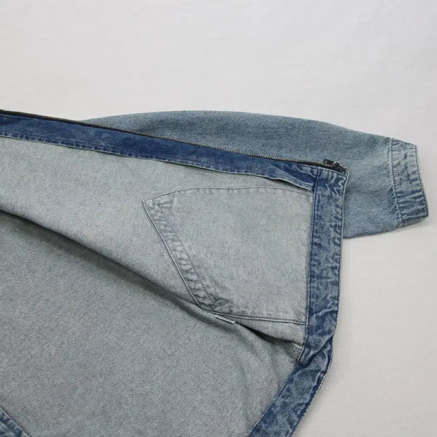 [BUNJANG] GU Denim Zip-Up Jacket (Men&