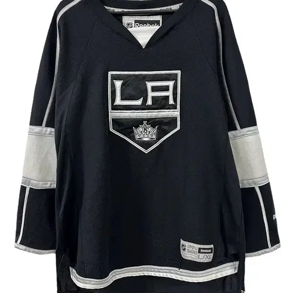 [BUNJANG] Reebok LA Kings Hockey Jersey / [L/XL] REEBOK 리복 NHL LA킹스 풀자수 하키저지