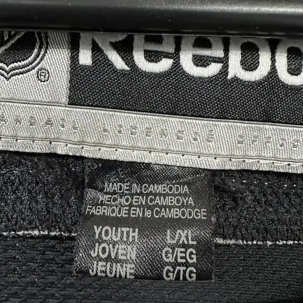 [BUNJANG] Reebok LA Kings Hockey Jersey / [L/XL] REEBOK 리복 NHL LA킹스 풀자수 하키저지