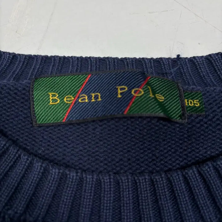 [BUNJANG] Beanpole Navy Cable Knit Sweater / 빈폴 네이비 케이블 니트