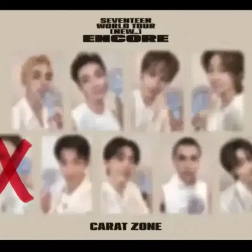[BUNJANG] SEVENTEEN New Encore CARAT Zone Bundle Set / 세븐틴 뉴 앙콘 캐럿존 민규 제외 일괄 양도