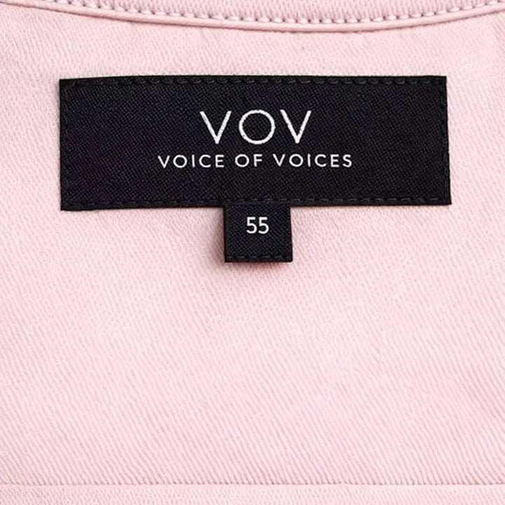 [BUNJANG] VOV Indie Pink Trench Coat / 보브 VOV 한정판 인디핑크 트렌치코트 55 벚꽃시즌 감성 코디