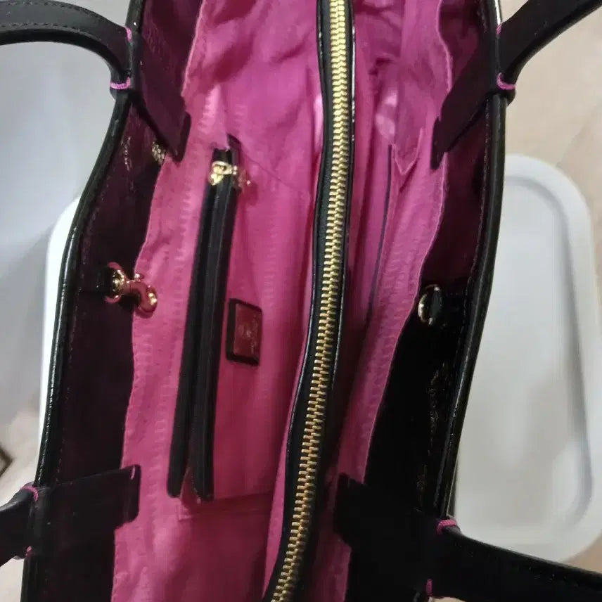 [BUNJANG] Metrocity Black Shoulder Tote Bag / 메트로시티 블랙 숄더백 토트백