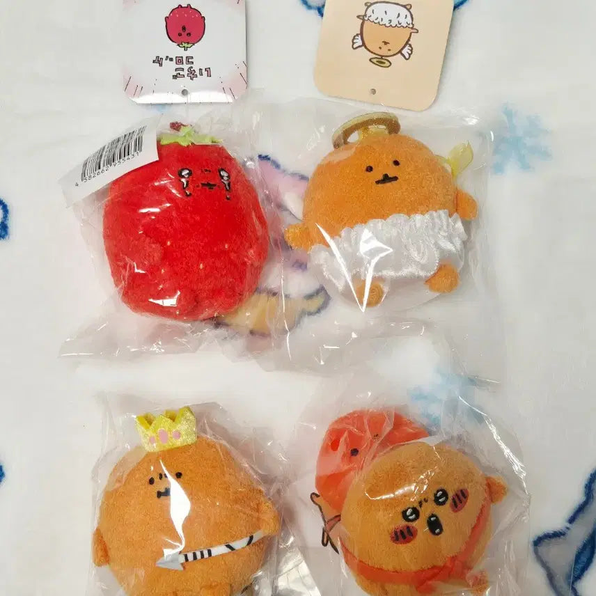 [SOLD OUT] 농담곰 고로케 문어 딸기 천사 왕관 마스코트 세트 양도합니다