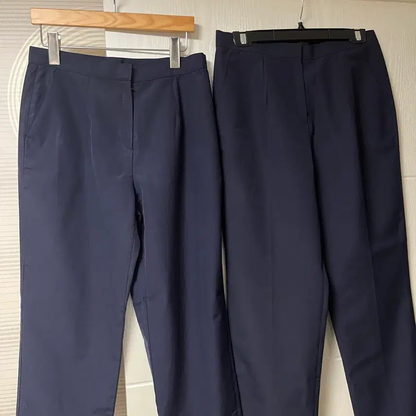 [BUNJANG] Navy Uniform Pants Bundle Set / 여성 유니폼 바지 두벌 일괄판매 새상품