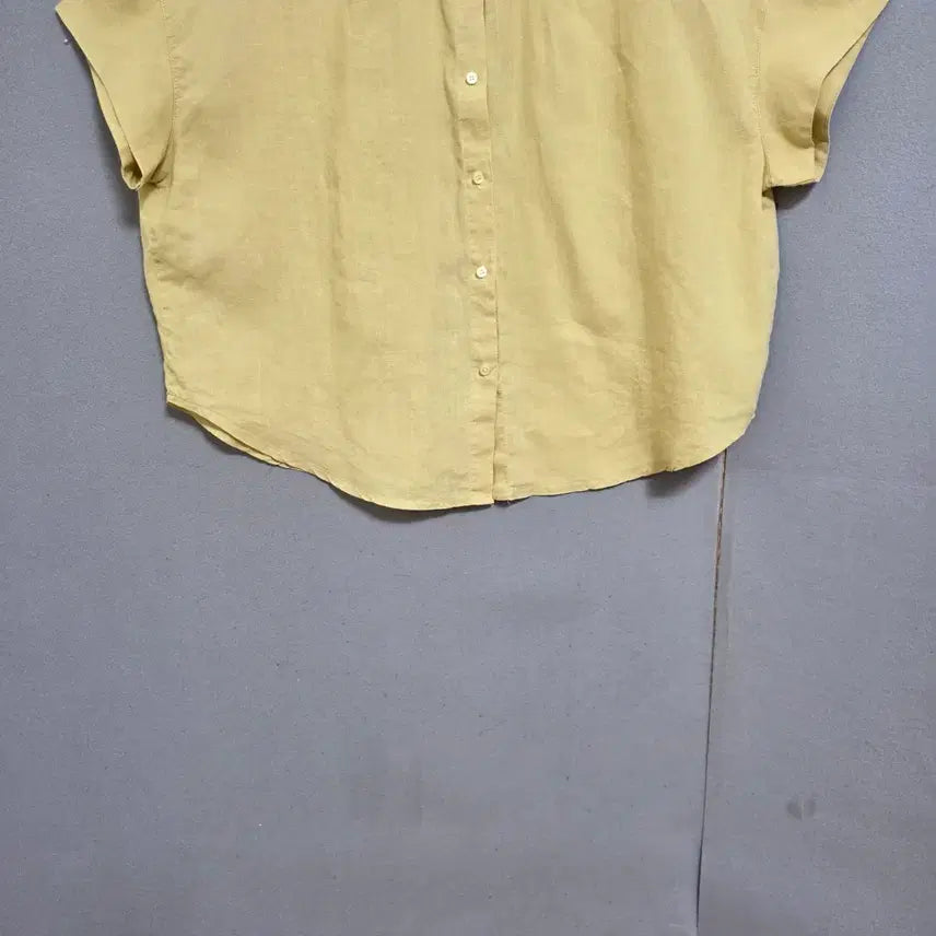 [BUNJANG] FF Linen Blouse / 둥근카라 박시핏 린넨 블라우스 FF   n4711