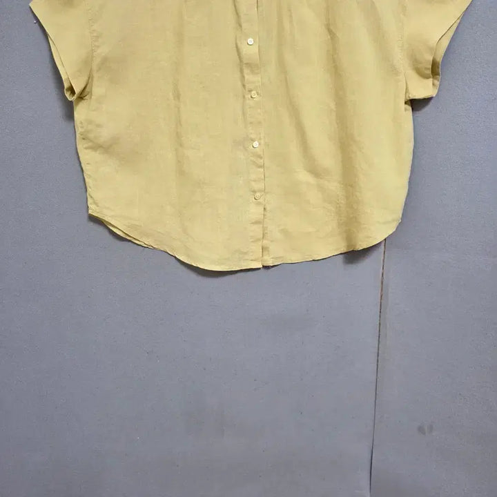 [BUNJANG] FF Linen Blouse / 둥근카라 박시핏 린넨 블라우스 FF   n4711