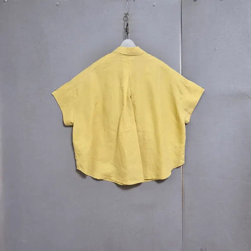 [BUNJANG] FF Linen Blouse / 둥근카라 박시핏 린넨 블라우스 FF   n4711