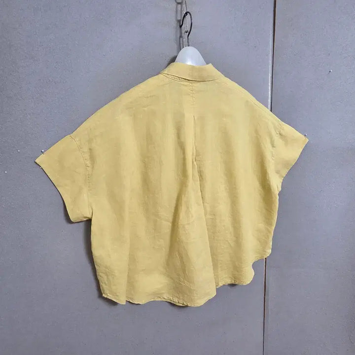 [BUNJANG] FF Linen Blouse / 둥근카라 박시핏 린넨 블라우스 FF   n4711