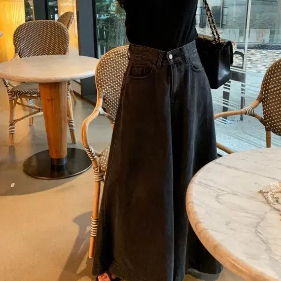 [BUNJANG] Vicinni Pepper Denim Black Jeans / 바이씨니 후추데님 흑청 S사이즈