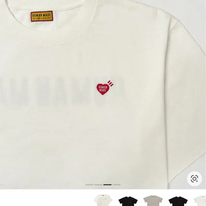[BUNJANG] Human Made Heart Short Sleeve T-shirt White / 휴먼메이드 하트 반팔티 화이트