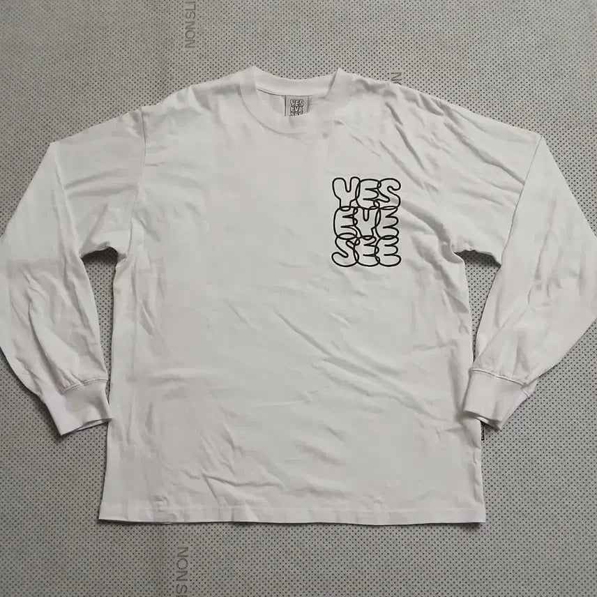 [SOLD OUT] YES EYES SEE 화이트 긴팔 티셔츠