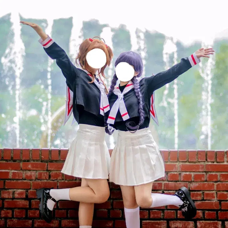[BUNJANG] Cardcaptor Sakura Kinomoto Cherry &amp; Tomoyo Daidouji Cosplay Set / 카드캡터체리 체리 지수 코스프레