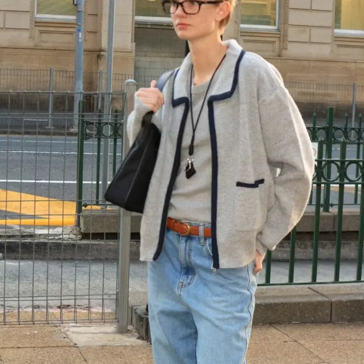 [BUNJANG] Hakkesh Zip-Up Cardigan / 하케쉬 집업 가디건