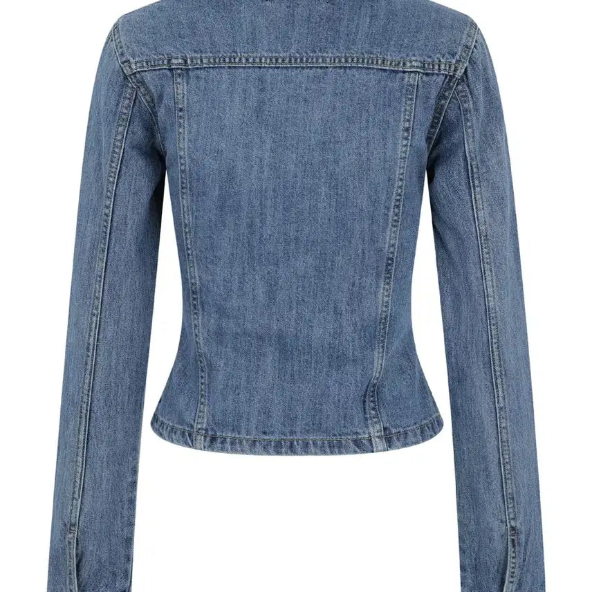 [BUNJANG] Pale Jade Corset Denim Jacket / (새상품) 페일제이드 청자켓 코르셋 데님 집업 Corset Denim