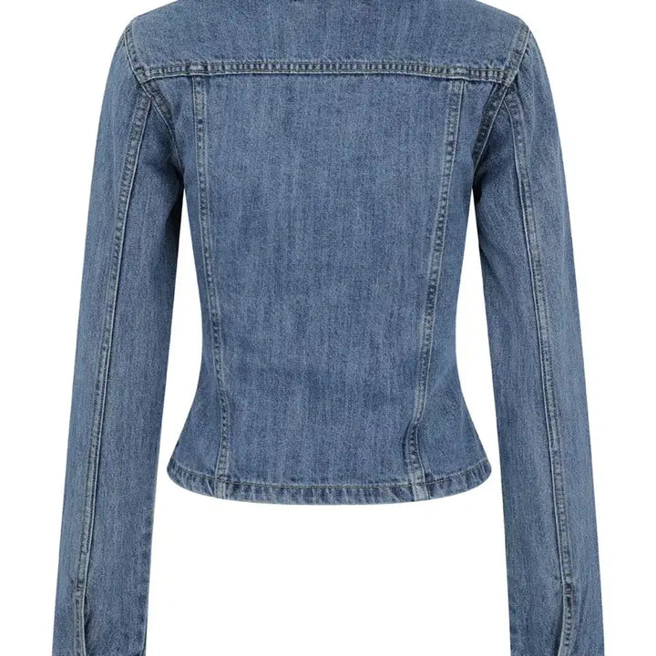 [BUNJANG] Pale Jade Corset Denim Jacket / (새상품) 페일제이드 청자켓 코르셋 데님 집업 Corset Denim