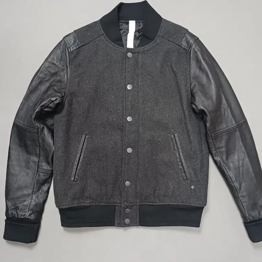 [BUNJANG] W PLUS 7 Arise Stadium Jacket - Gray (Size L) / [L] 와이플러스세븐 pss9 Arise 스타디움 자켓 그레이