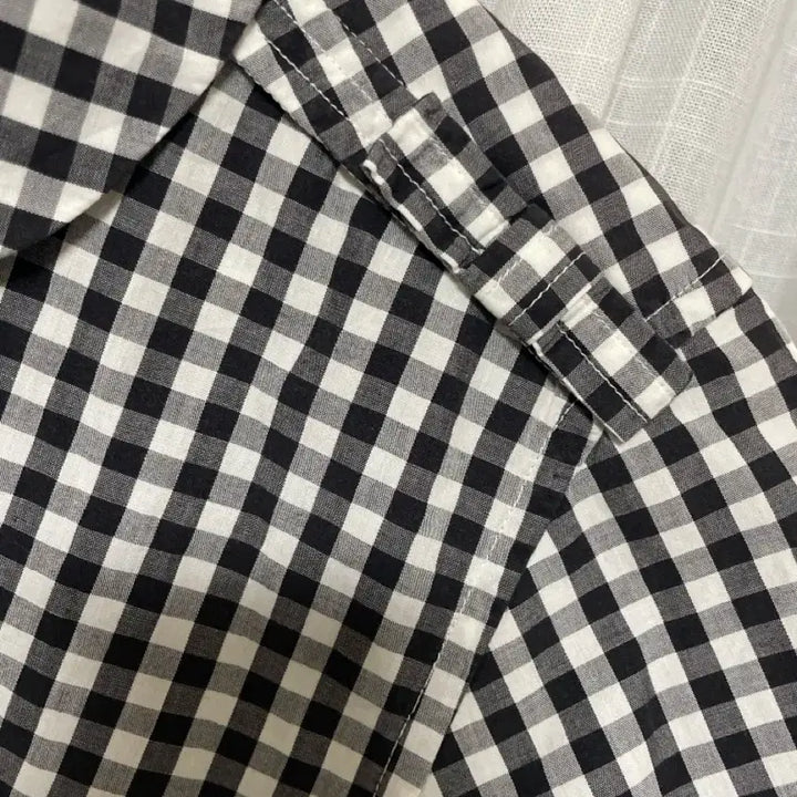 [SOLD OUT] 꼼데가르송 체크 둥근카라셔츠