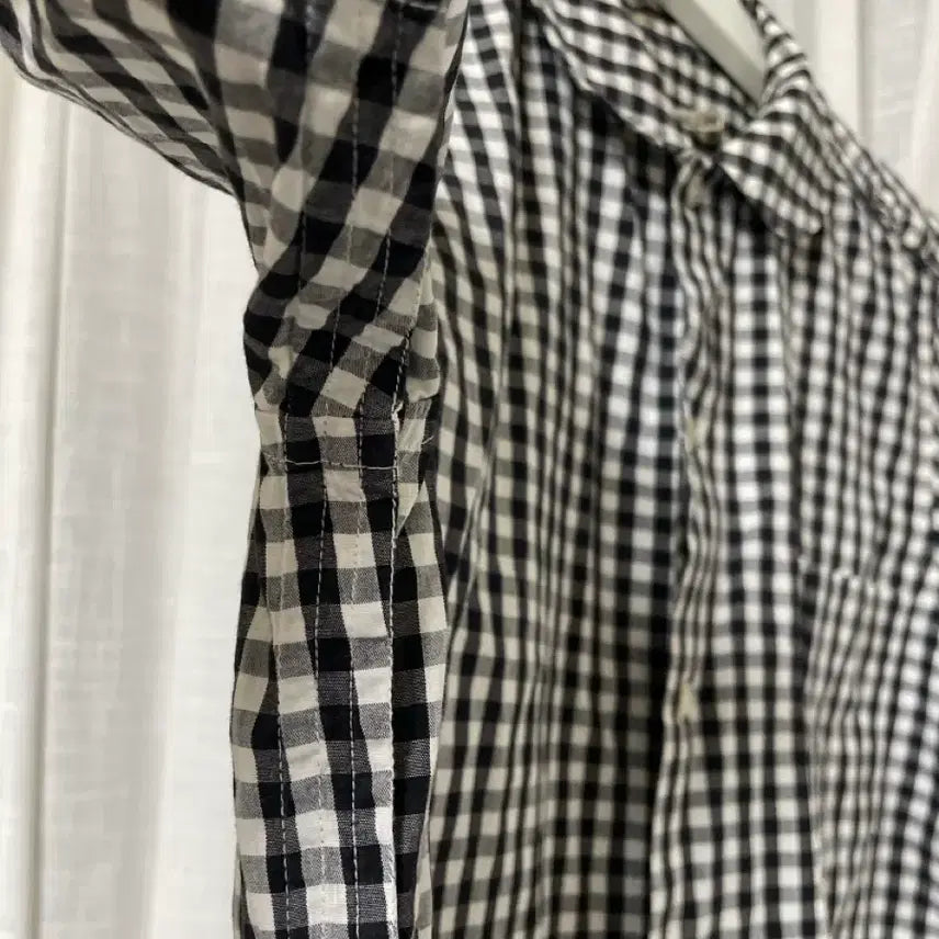 [SOLD OUT] 꼼데가르송 체크 둥근카라셔츠