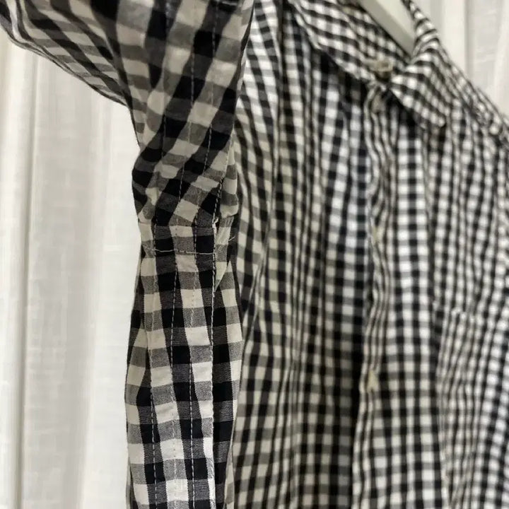 [SOLD OUT] 꼼데가르송 체크 둥근카라셔츠