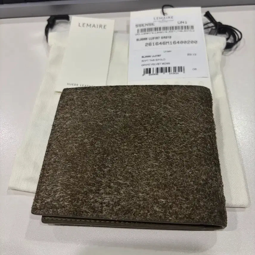 [BUNJANG] Lemaire Suede Wallet / 르메르 스웨이드 월렛(지갑)