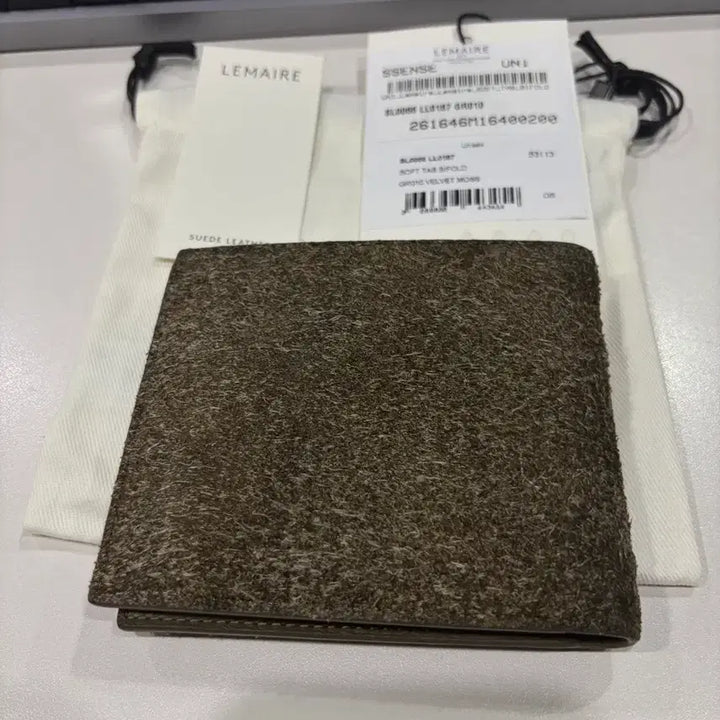 [BUNJANG] Lemaire Suede Wallet / 르메르 스웨이드 월렛(지갑)