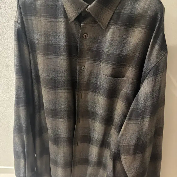 [SOLD OUT] 4) 오라리 24aw 체크셔츠 팝니다