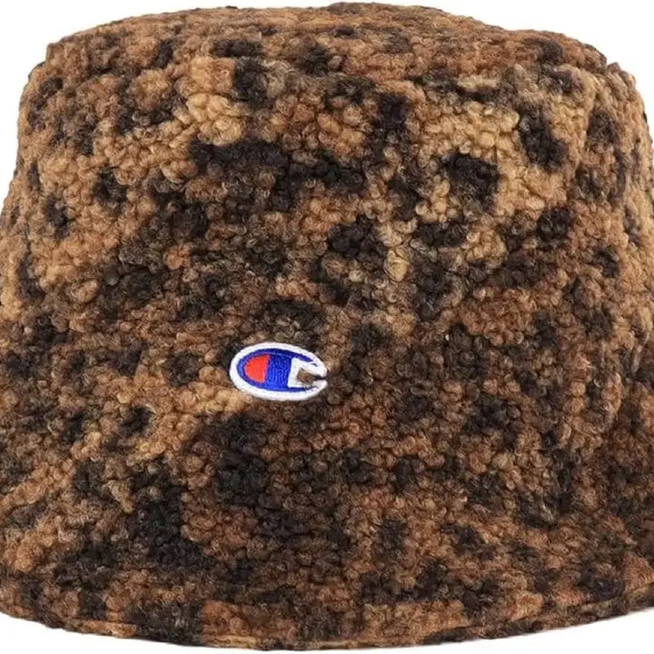 [BUNJANG] Champion Leopard Bucket Hat / 챔피온 부클 레오파드 버킷햇