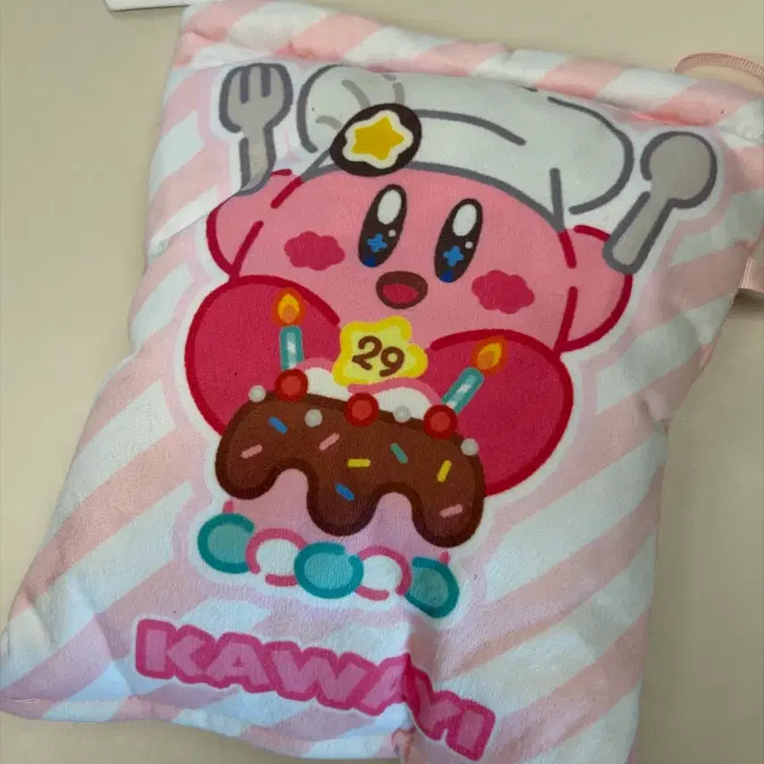 [BUNJANG] Kirby Face Pouch &amp; Plush Doll Set / 별의 커비 파우치+인형 세트 새상품