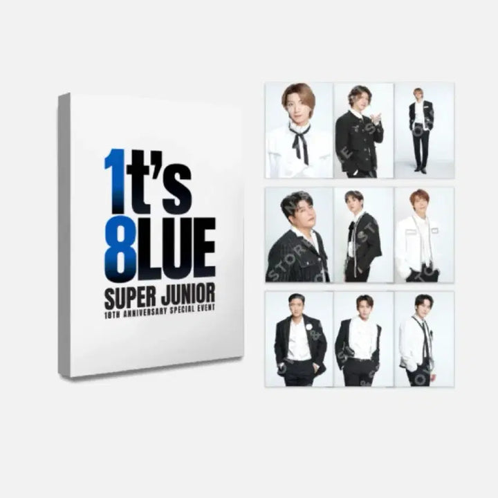 [BUNJANG] Super Junior Its Blue 18th Anniversary Postcard Book / 슈퍼주니어 18주년 Its Blue SUPER JUNIOR 포스트 카드북