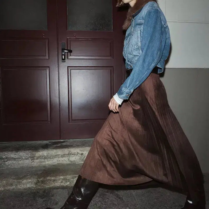 [BUNJANG] ZARA 자라 탈부착 퍼 카라 청자켓 데님 자켓/점퍼 (새상품) / ZARA 자라 탈부착 퍼 카라 청자켓 데님 자켓/점퍼 (새상품)